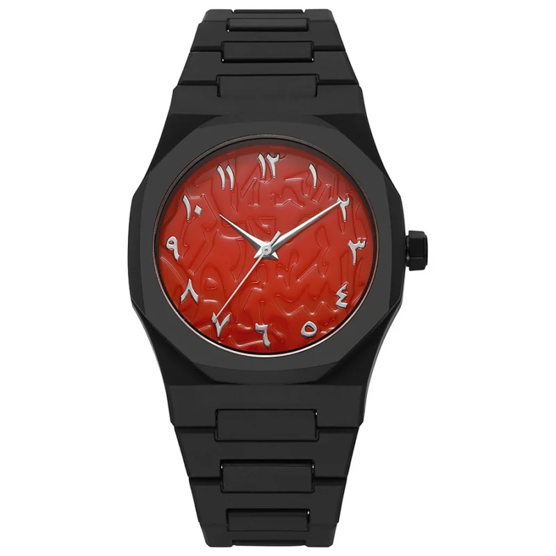 Arabic CS008-2 Black / Red/Burgundy