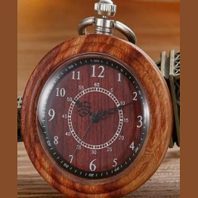 Rick Pocket Watch Red/Burgundy